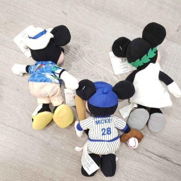 Disney Parks set of 3 mickey mouse NWT plush - Picture 2 of 8